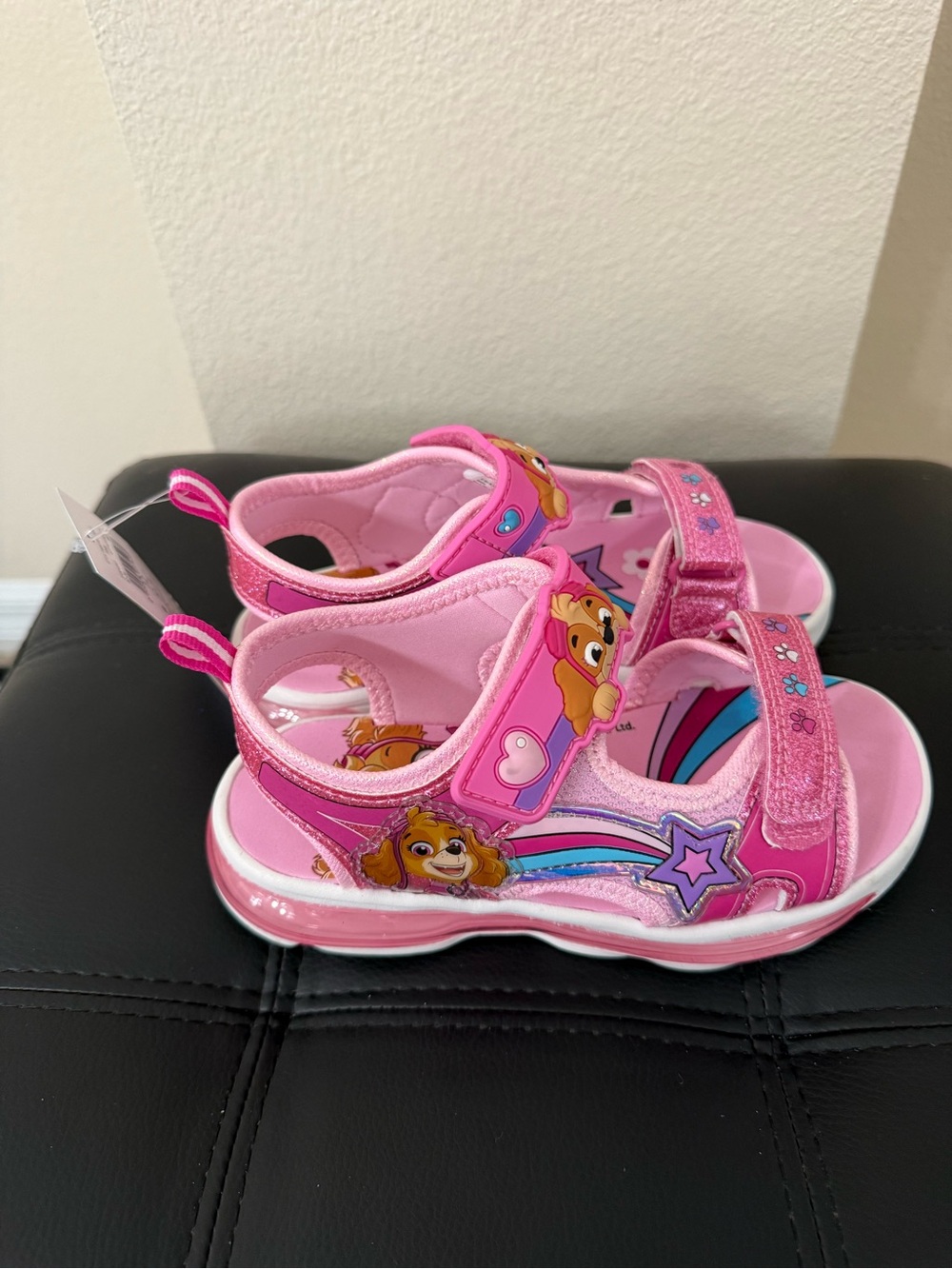 Paw Patrol Skye Girls Pink Sandals NWT  Size 12